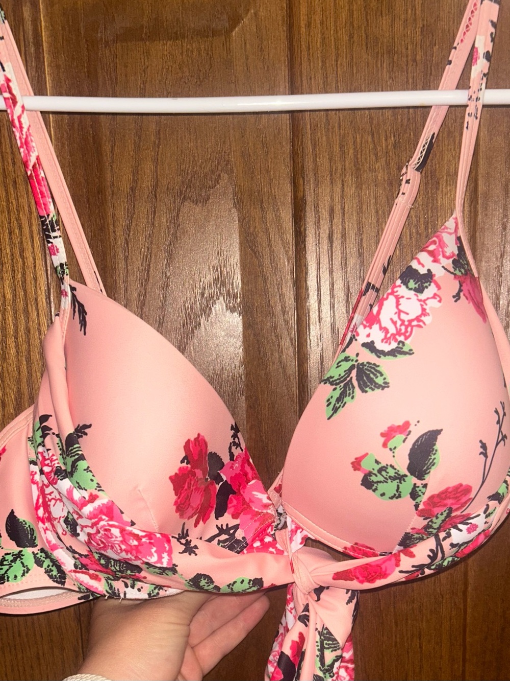 Floral Pink Underwire Bikini set